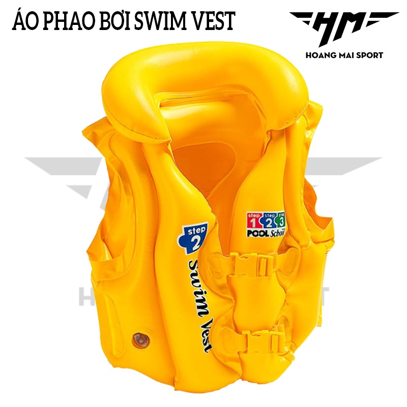 Áo Phao Bơi Swim Vest Đáng Yêu Cho Bé 3- 8 tuổi