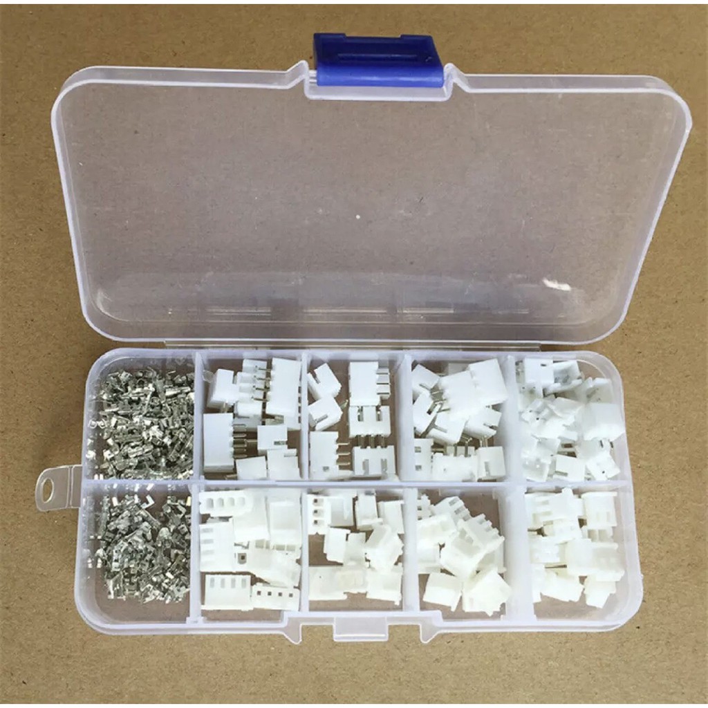250 Cái giắc nối điện JST XH 2.54Mm 2pin 3pin 4Pin thiết bị dùng để nối dây đầu cuối trong gia đình - INTL