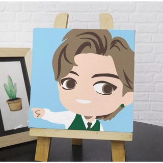 Tranh tô màu số hóa chibi BTS Dynamite