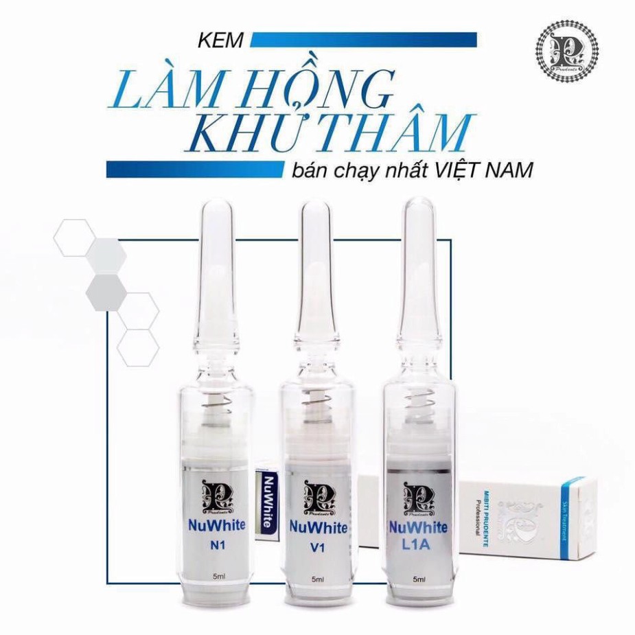 [3 Tuýp Nuwhite N1+V1+L1A] Bí Kíp Vàng Để Chị Em Làm Hồng Nhũ Hoa, Hồng Vùng Kín & Khử Thâm Môi Hiệu Quả Không Dao Kéo