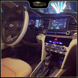 Bộ đính đá full nội thất xe hyundai elantra , chất liệu đá cao cấp Swarovski , mạ viền crom không han gỉ , sang trọng