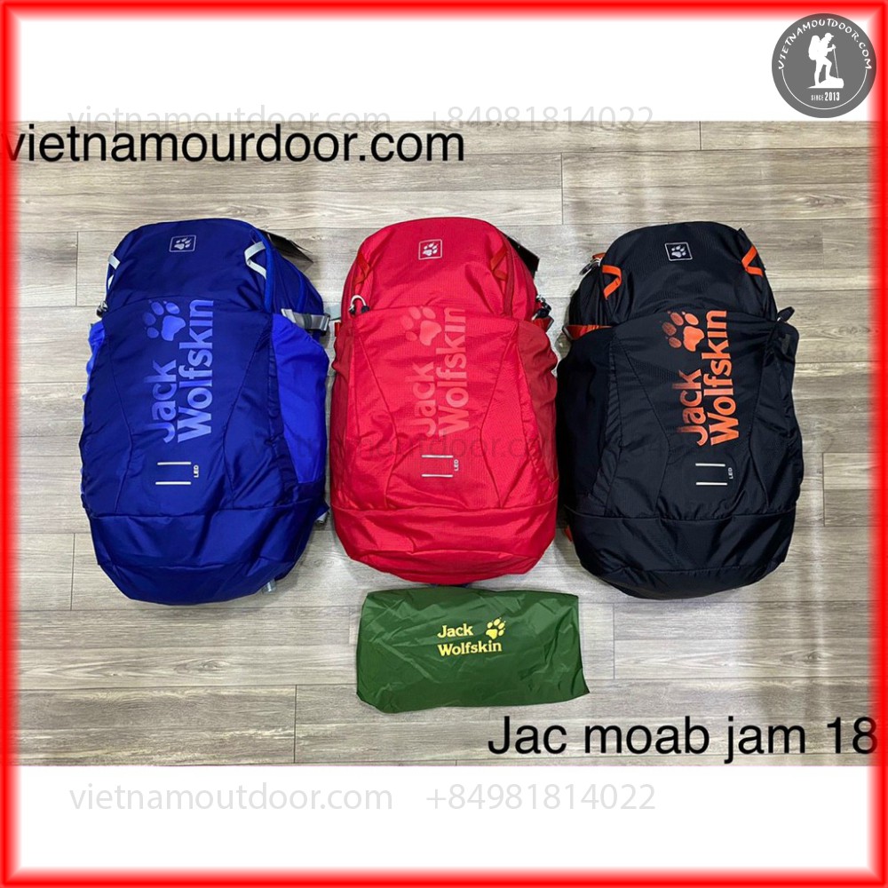 Balo nam nữ du lịch Jack wolfskin  MOAB JAM 18 - balo phượt - balo trekking - hiking - leo núi⚡️ [ HÀNG XUẤT DƯ ]