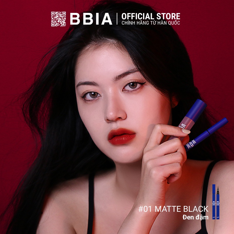 Kẻ Mắt Bbia Never Die Brush Eyeliner (2 màu) 0.4g Bbia Official Store