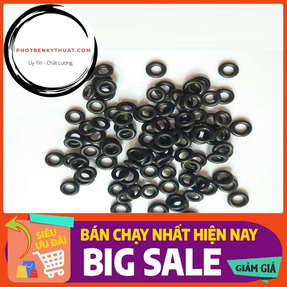 Ron cao su dày 3mm loại mềm, kích thước n là 20 -> 40 mm