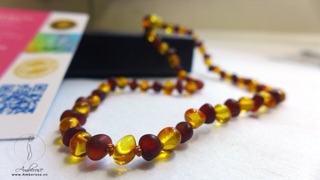 Vòng cổ amber mẫu đặc biệt size 34cm