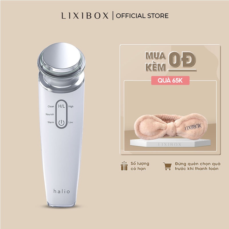 Máy Đẩy Tinh Chất Dưỡng Trắng Halio Ion Cleansing & Moisturizing Beauty Device