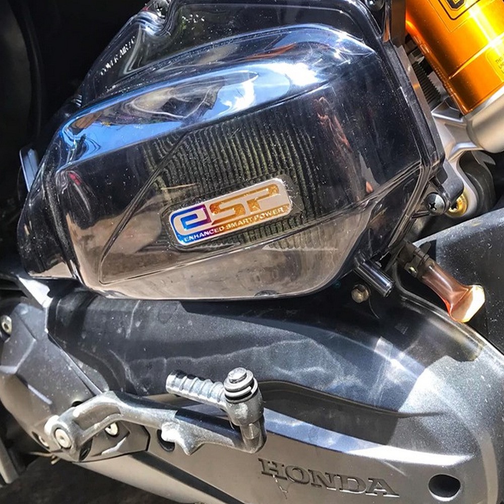 NẮP PÔ E TRONG SUỐT MÀU KHÓI LẮP CHO VARIO, CLICK, AIRBLADE 125 ( TRANG TRÍ XE CÁ TÍNH )