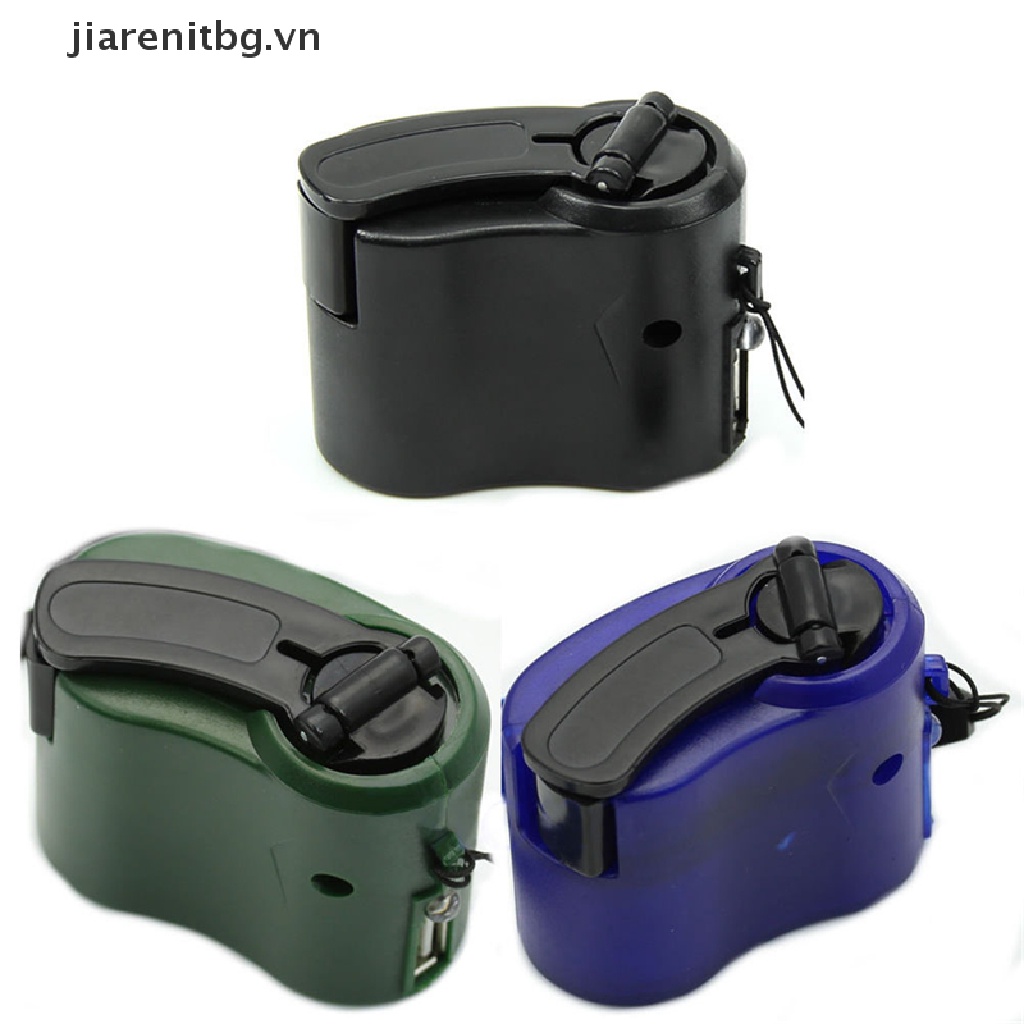 JJ Cell Phone Emergency Charger USB Crank Hand Manual Dynamo For MP4 Mobile PDA Pop JJ