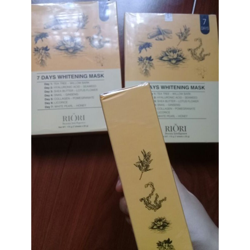 (Pass) Mặt nạ RIORI 7 days Whitening Mask