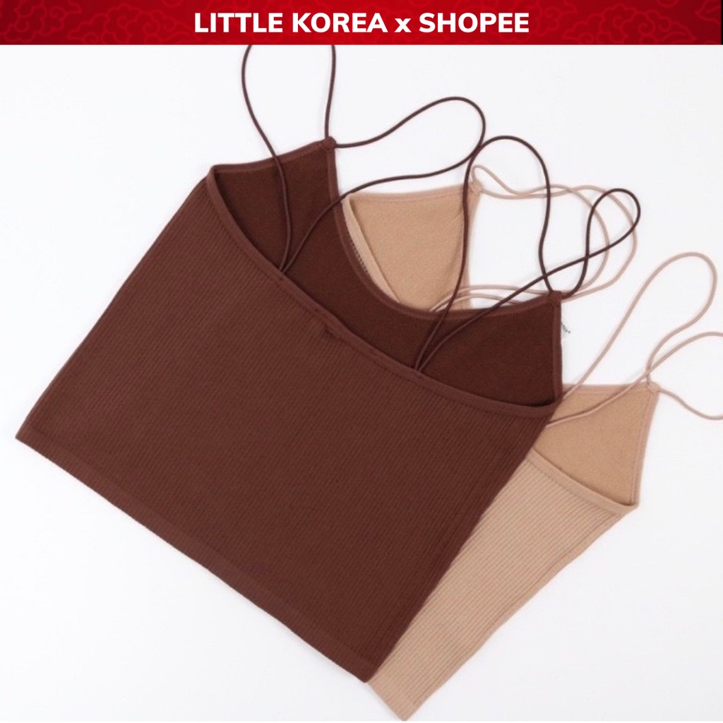 Áo 2 Dây Nữ Bản Nhỏ Cổ Chữ V, Áo Hai Dây Bún Dáng Ôm Cao Cấp Z - LITTLE KOREA