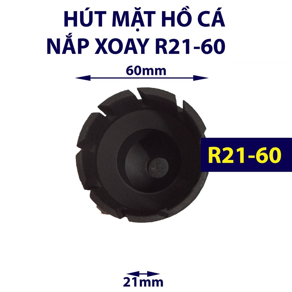 Hút mặt hồ cá nắp răng xoay 21-60 27-90 SKIMMER cho bể cá vừa và nhỏ