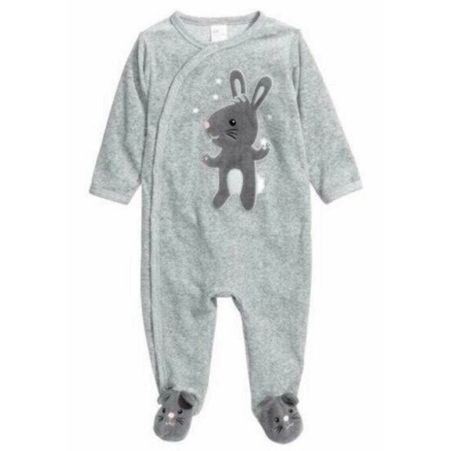Combo set 3body tiny + body nỉ thỏ H&M