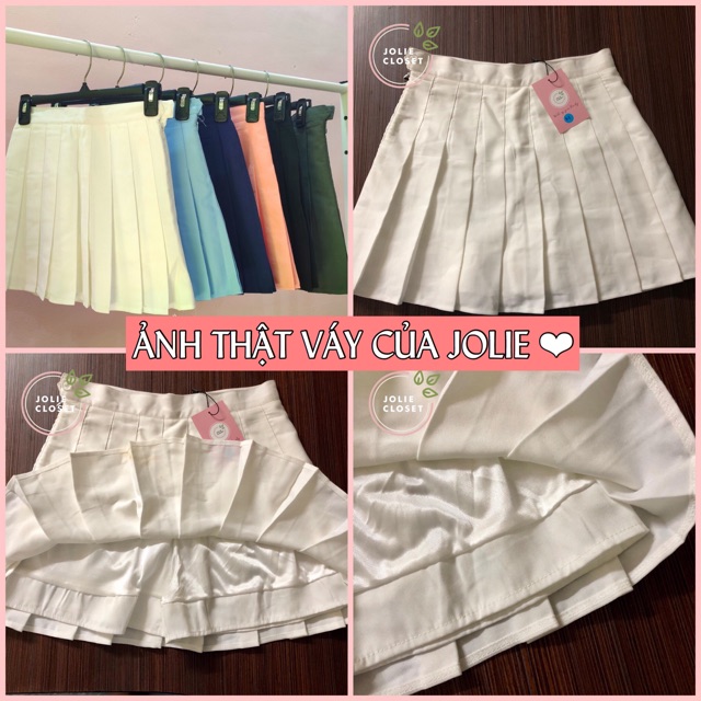 Chân váy xếp ly Tennis Skirt Chữ A Dáng Ngắn Thiết kế xếp ly đẹp rực rỡ | BigBuy360 - bigbuy360.vn