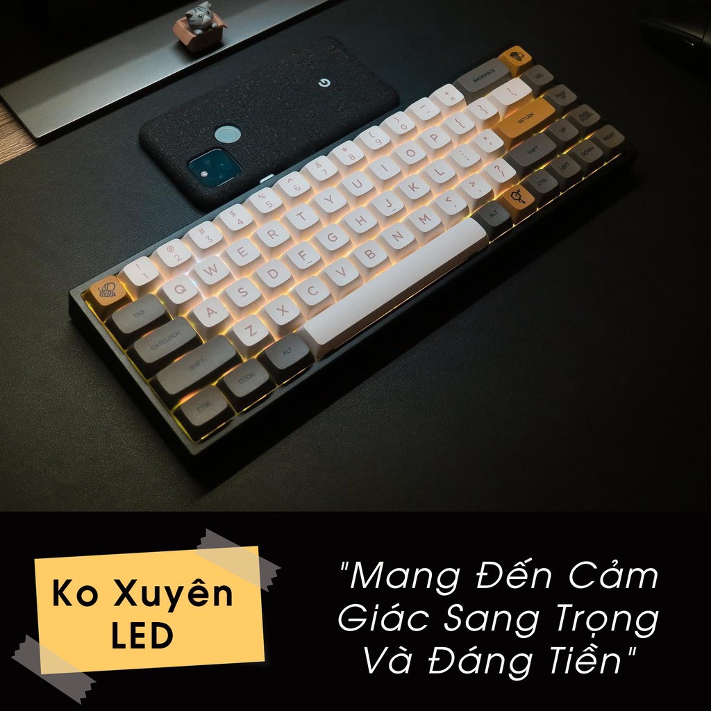 Keycaps Cho Bàn Phím Cơ In Dyesub Không Xuyên Led Chất Liệu PBT, ABS Của Ez.market