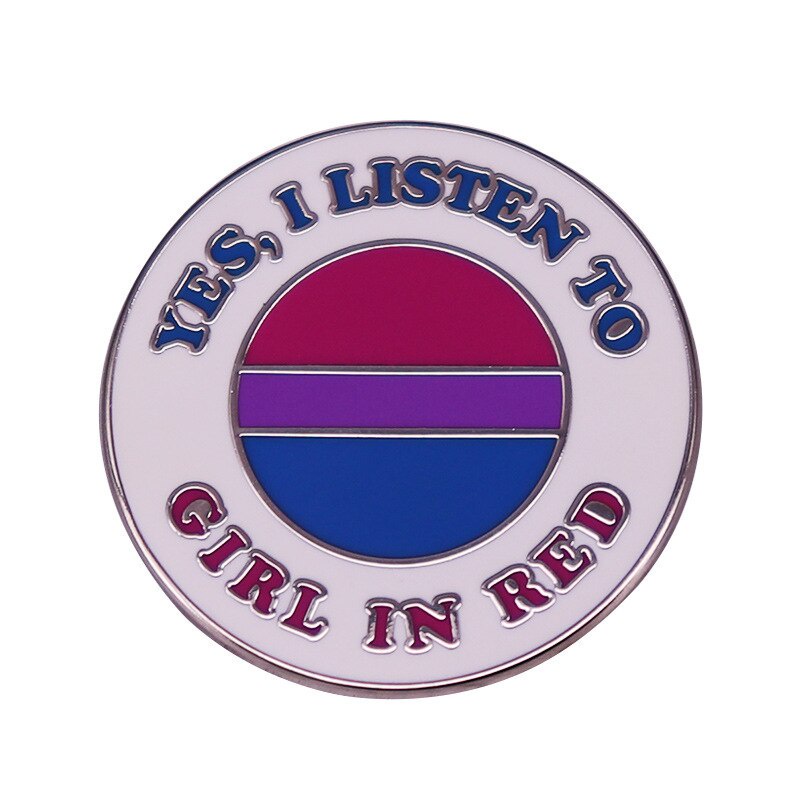 Yes, i was listening for a Girl 'S red Men' S red Men pin bisexual power