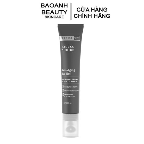 Kem mắt chống lão hóa, giảm thâm kèm đầu massage Resist Anti-Aging Eye Gel