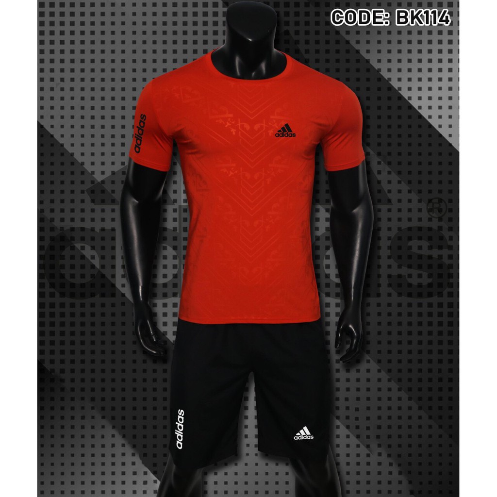 Combo: 1 Quần đùi  đen vãi dù, 1 Áo ngắn tay không cổ (Thun lạnh) form chuẩn size M-2XL BK114