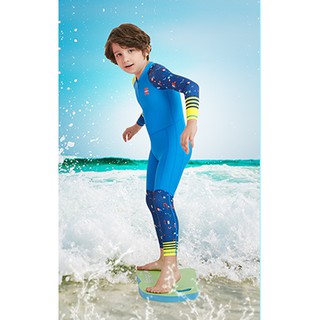 Đồ bơi liền thân dài tay cho bé ảnh thật - đồ bơi chống nắng upf50 - ảnh sản phẩm 4
