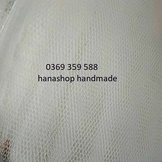 Vải Voan lưới Cứng Tạo Phồng khổ rộng 1,8m làm tùng váy, lót trong váy công chúa, váy cô dâu