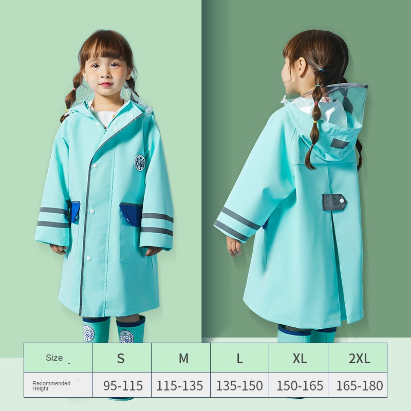Áo Mưa Màu Sắc Đơn Giản Màu Sắc Xinh Xắn Dành Cho Bé