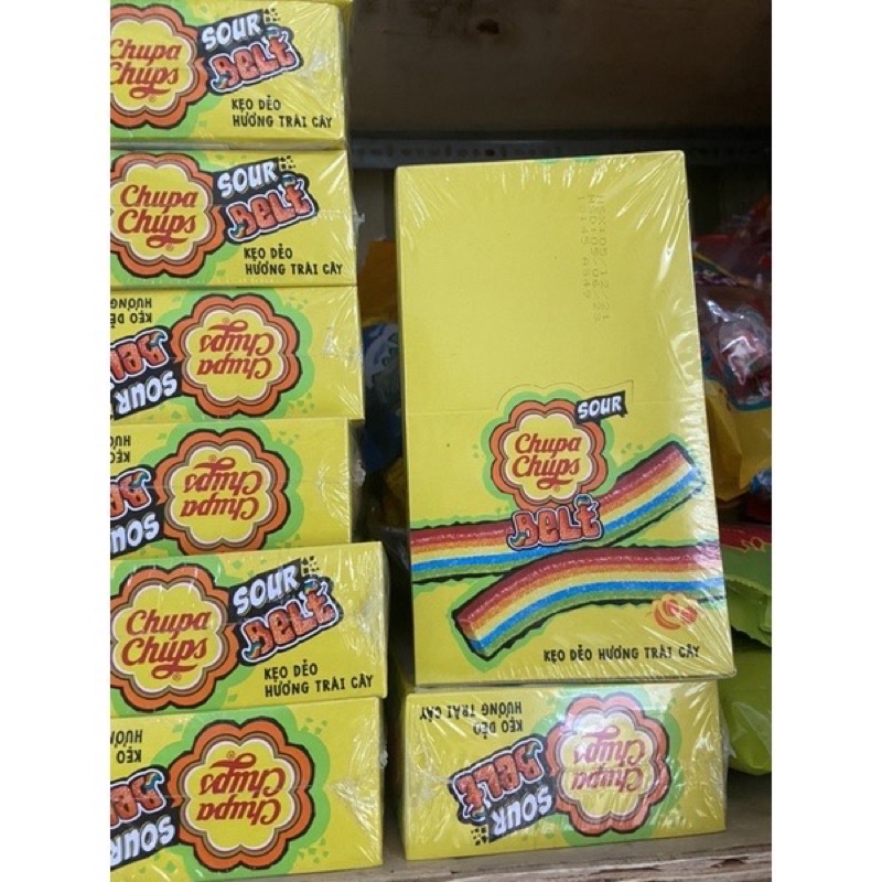 Kẻo Dẻo Hương Trái Cây Chupa Chups Hộp 384g (48 thanh x8g)