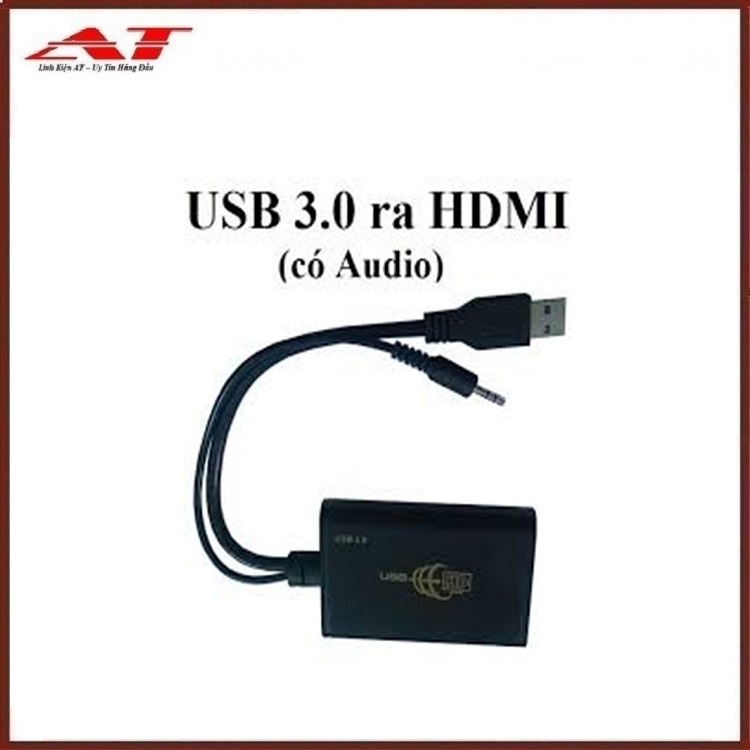 CÁP CHUYỂN USB 3.0 RA HDMI CÓ AUDIO