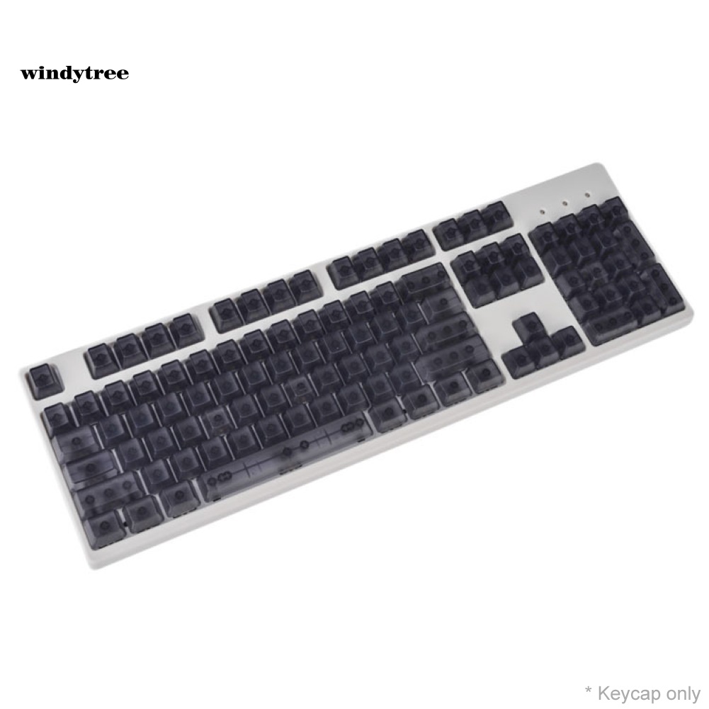 Set 104 nắp phím cơ màu trong suốt thay thế cho bàn phím cơ