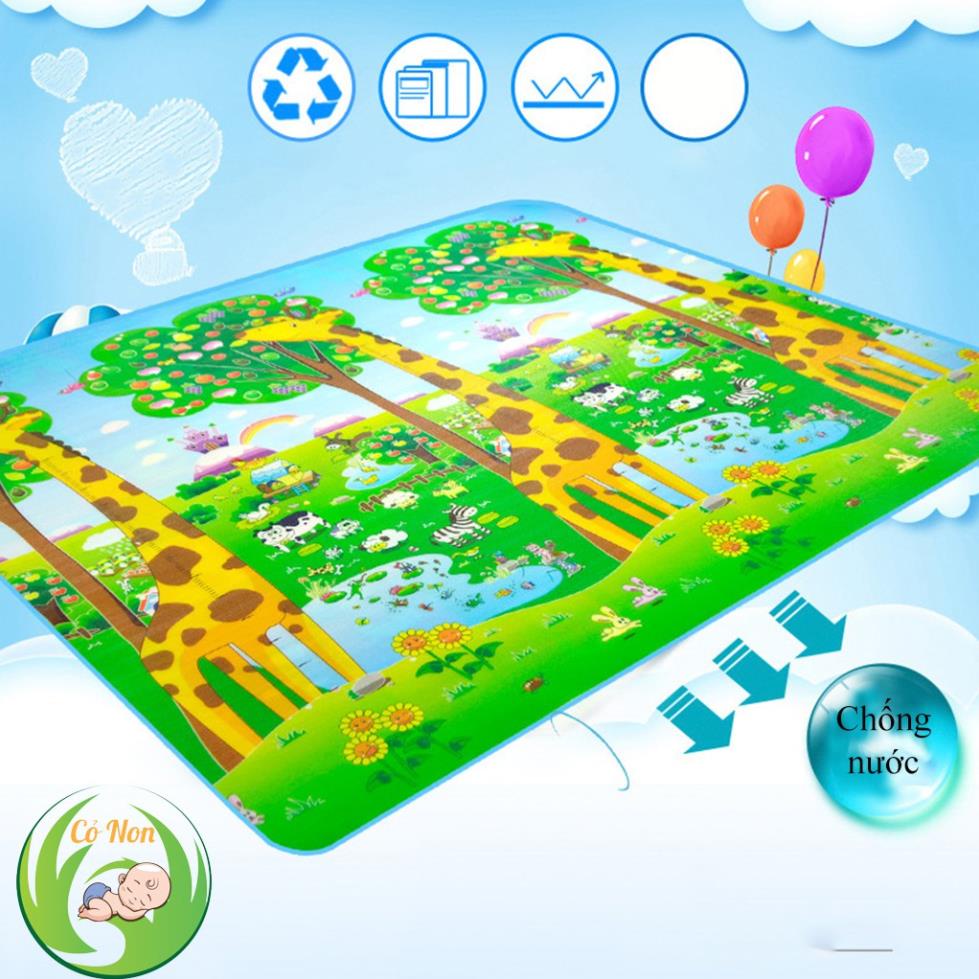Thảm xốp Maboshi, thảm chơi 2 mặt cho bé