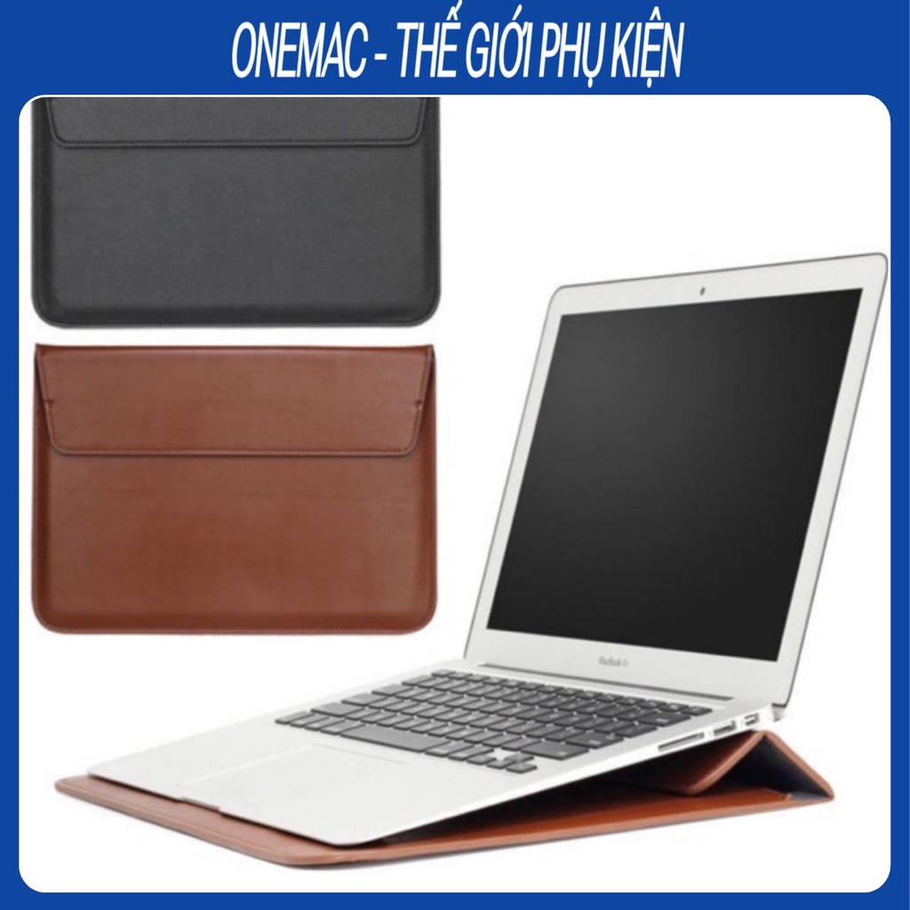 Bao da chống sốc cho laptop, ipad, macbook kiêm giá đỡ tản nhiệt tiện dụng, nhỏ gọn mang đi lại.