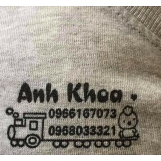 [FREESHIP]CON DẤU TÊN CHO BÉ(Dấu + Lọ mực 5ml)
