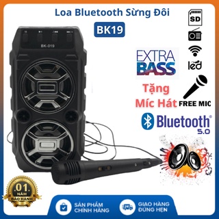 Loa Kéo Karaoke Bluetooth Kimiso Bk019 cực hay - hỗ trợ thẻ nhớ,nghe đài FM,âm thanh siêu hay - BH 12 tháng