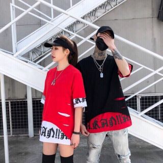 ÁO THUN BIG SIZE UNISEX CỰC ĐẸP ẢNH THẬT ÁO THUN NAM NỮ MẶC CẶP NHÓM STREETSTYLE ĐEN ĐỎ CHẤT CÁ TÍNH ULZZANG T-SHIRT