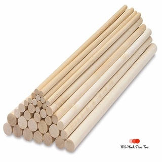 Combo 10 thanh gỗ dài 80cm (8 10 12 15 20 25 30 40 50)