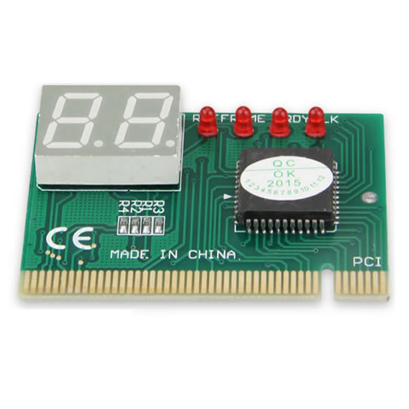 2 - Bit Pci Motherboard Fault Test Card Desktop Computer Detection Card Pci Motherboard Tester Diagnostic Display