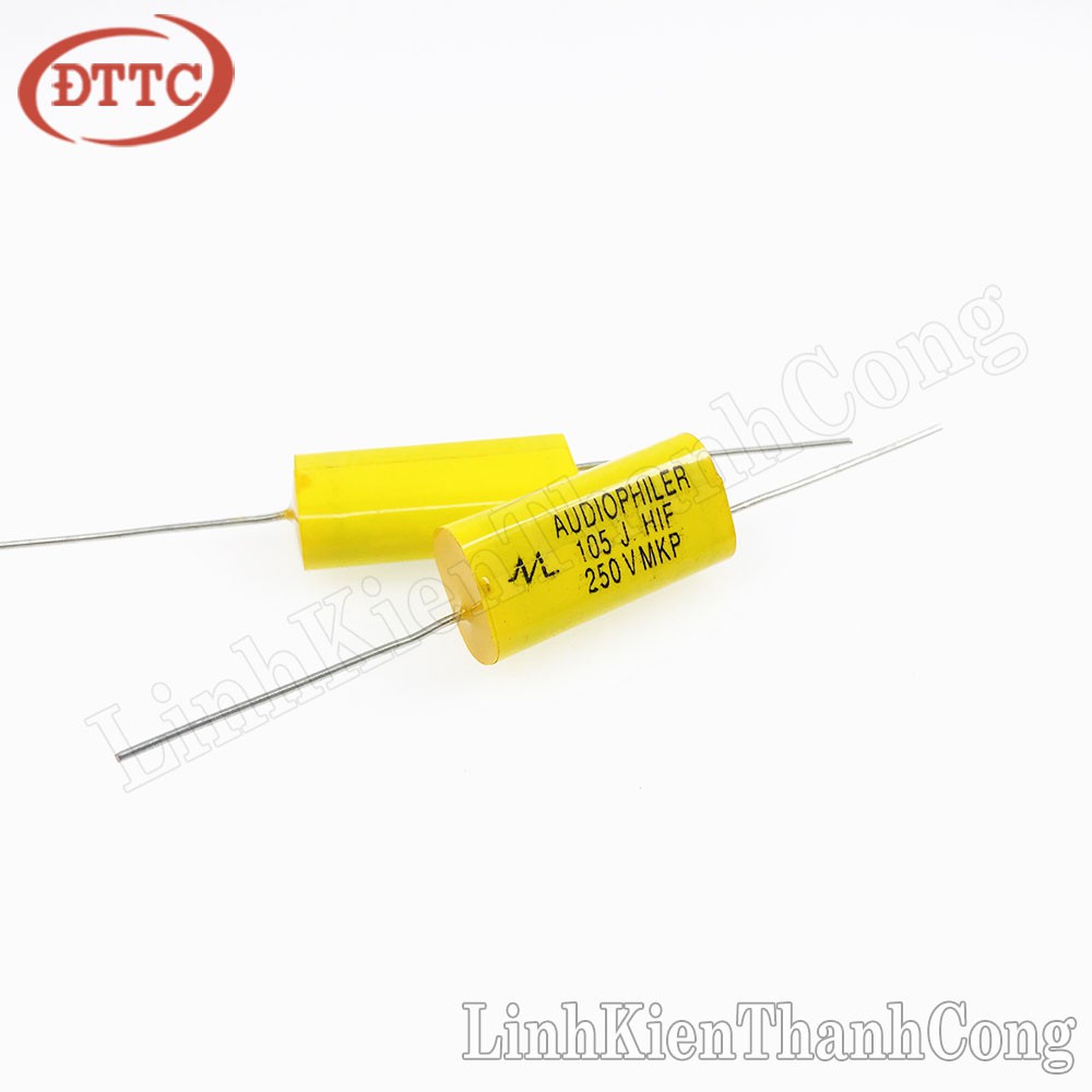 Tụ AUDIOPHILER  1uF 250V 105J Màu Vàng