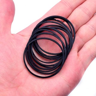 70 black rubber bands