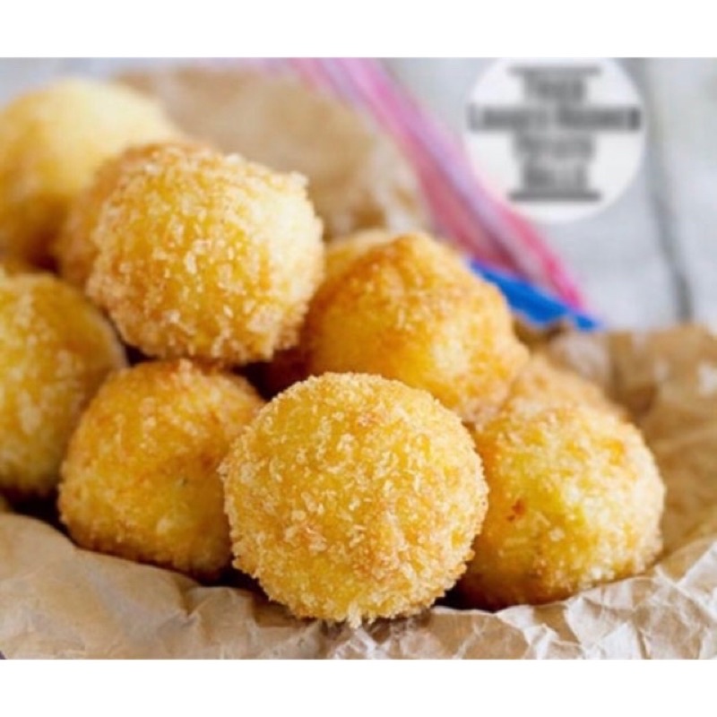 KHAY 500GR PHÔ MAI VIÊN TẨM BỘT XÙ_PHÔ MAI VIÊN KÉO SỢI_MOZARELLA_500GR_50K_35Viên