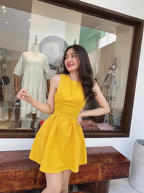 VÁY ĐŨI NƠ LƯNG CÓ LÓT QUẦN SIU XINH