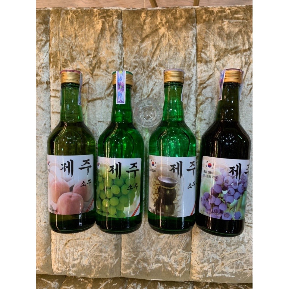 🍷 Soju Jeju Hàn Quốc 360ml Andong - Soju Trái Cây Full Chuẩn Vị Hàn