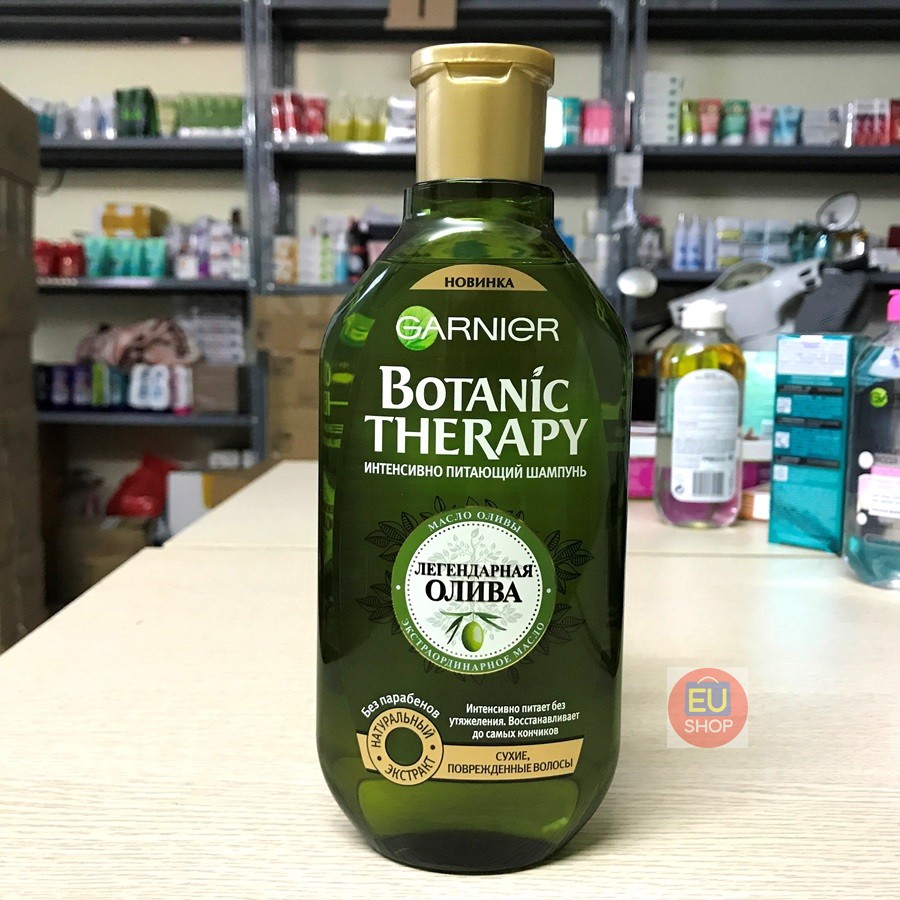 Bộ dầu gội xả ủ dưỡng da đầu chuyên sâu dành cho tóc khô và hư tổn  GARNIER OLIU  Lọ 400ml