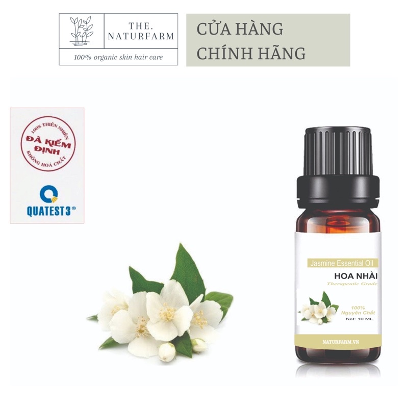 Tinh dầu hoa nhài ( Lài )10ML - Thơm phòng, treo xe, thư giãn