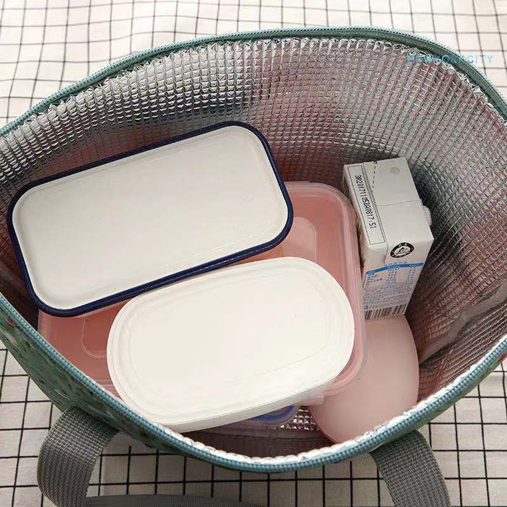 Túi Đựng Cơm Trưa NYC Cỡ Lớn Bằng Vải Chống Nước Cách Nhiệt