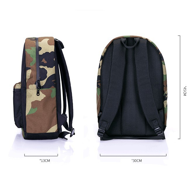 Balo Thời Trang PRAZA Màu Quân Đội Camo