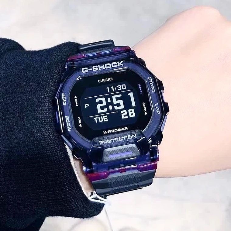 Đồng hồ Nam Dây nhựa Casio G-Shock GBD-200SM-1A6DR chính hãng bảo hành 5 năm Pin trọn đời