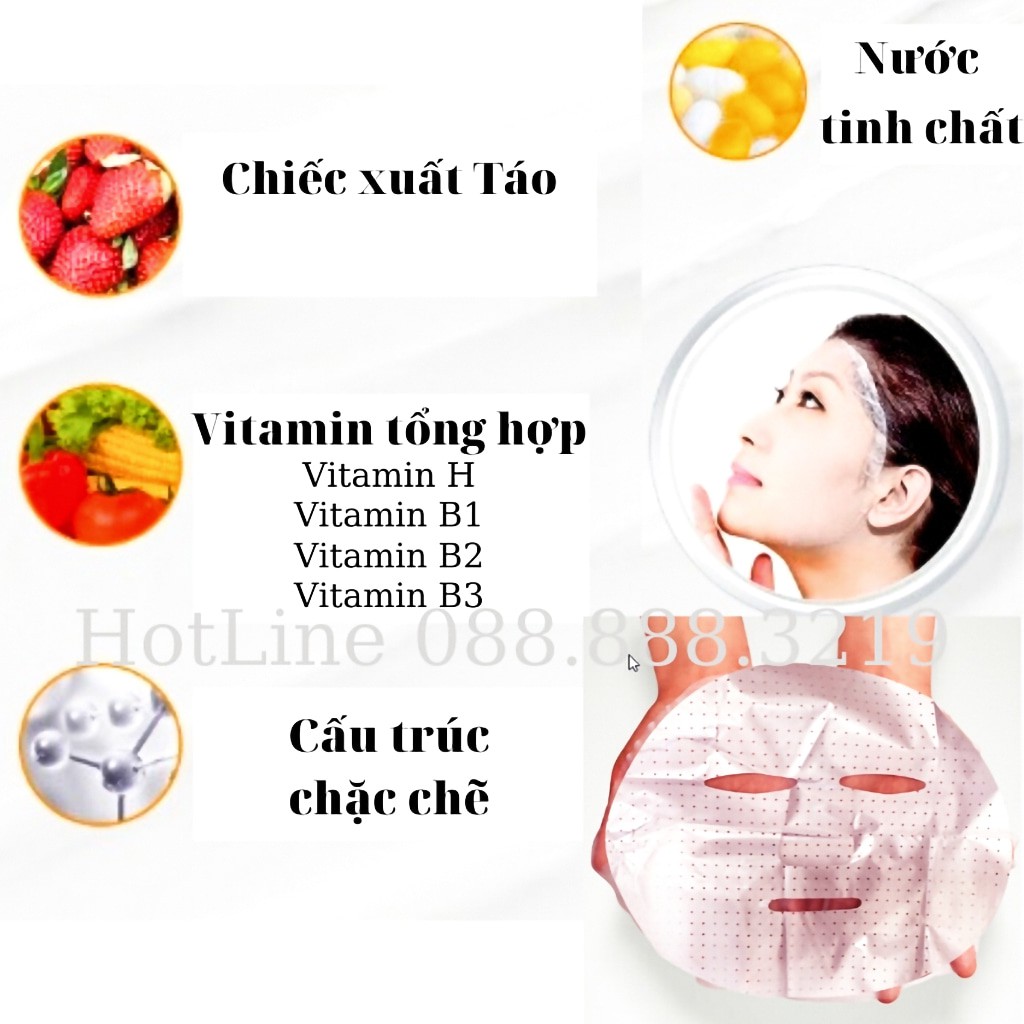 Mặt Nạ Hoa Qủa BIOAQUA V7 Toning Youth Mask Chăm Sóc Da - NKTG Store