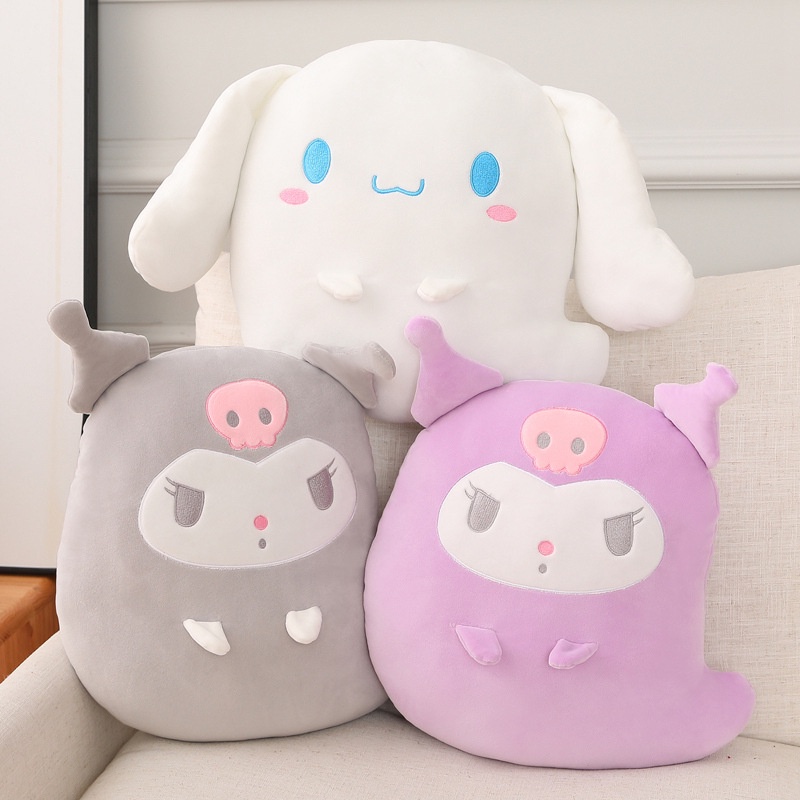 Bộ Chăn Gối Hình Thú Nhồi Bông Sanrio Melody Cinnamon Dog Kulomi Nhật Bản Thích Hợp Làm Quà Tặng Sinh Nhật Cho Bé