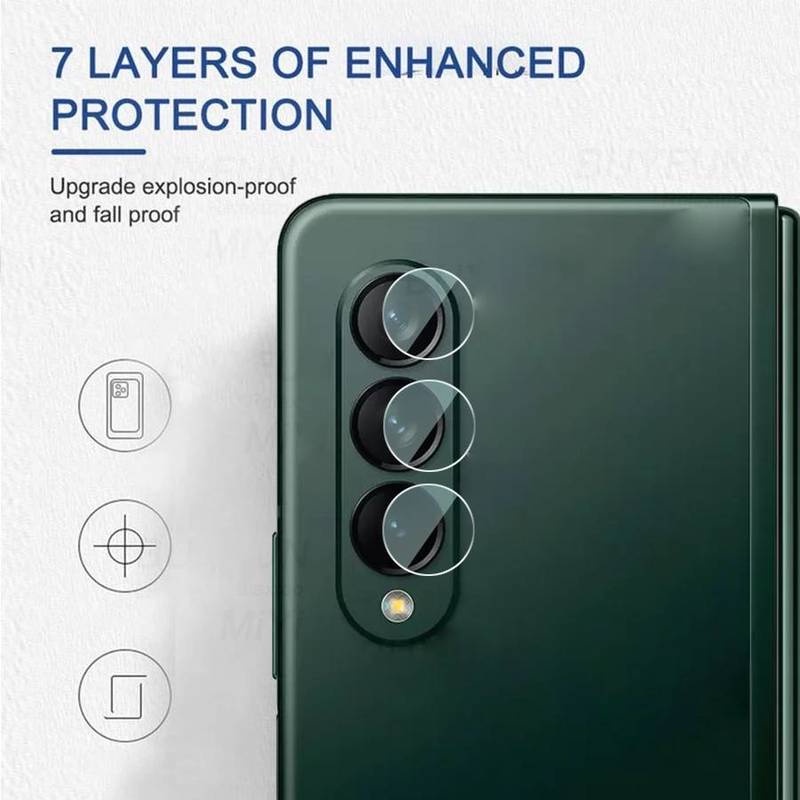 Kính Cường Lực Siêu Mỏng Độ Nét Cao Chống Trầy Xước Bảo Vệ Ống Kính Máy Ảnh Cho Samsung Z Fold 3