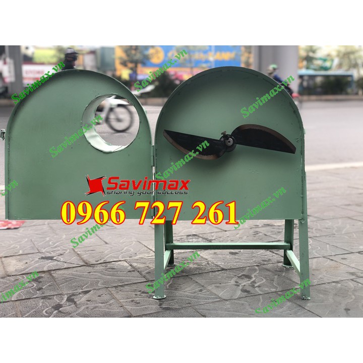 Máy băm cây chuối siêu mịn, máy thái rau bèo cho gà vịt con motor 1.5kw - SAVI