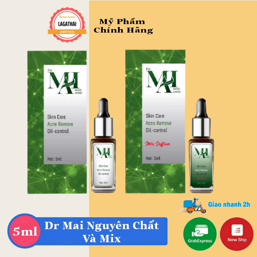 Serum sạch mụn Dr Mai 5ml - lựa chọn hoàn hảo cho làn da mụn