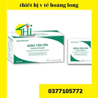 Bông tẩm cồn tanaphar - gạc tẩm cồn alcohol pads